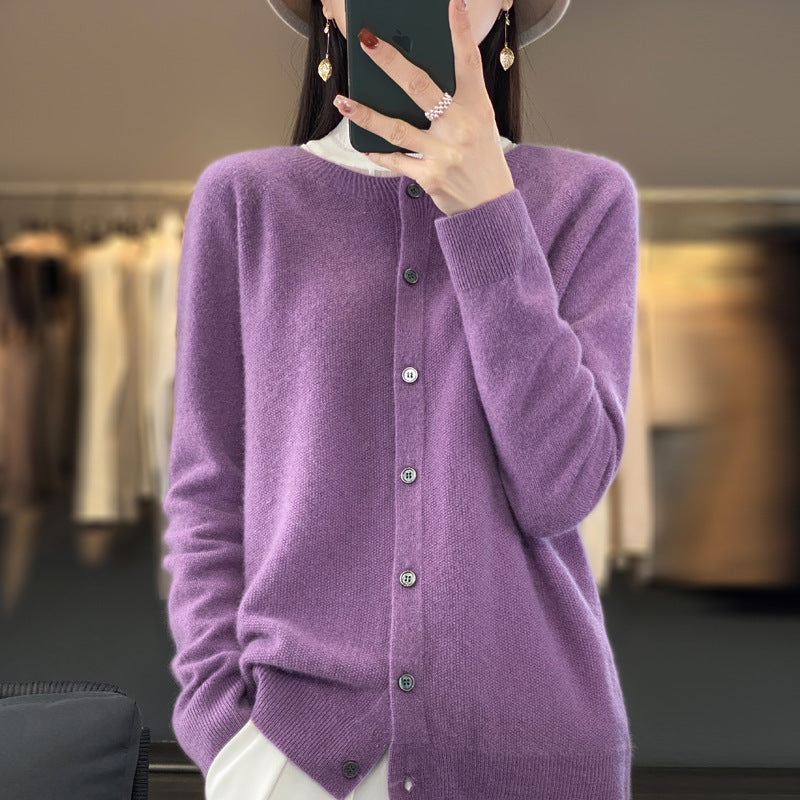 Caroline's™ Loose Round Neck Sweater