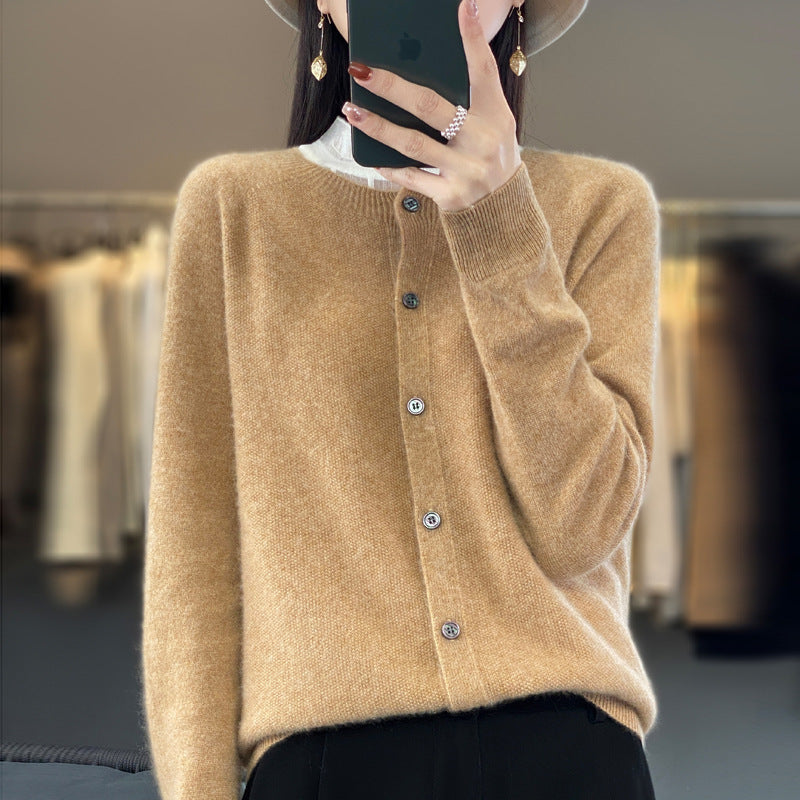 Caroline's™ Loose Round Neck Sweater